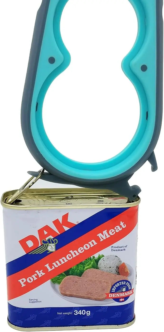 6-in-1 Jar & Bottle Opener for Seniors, Arthritis, and Weak Hands – Blue/Grey
