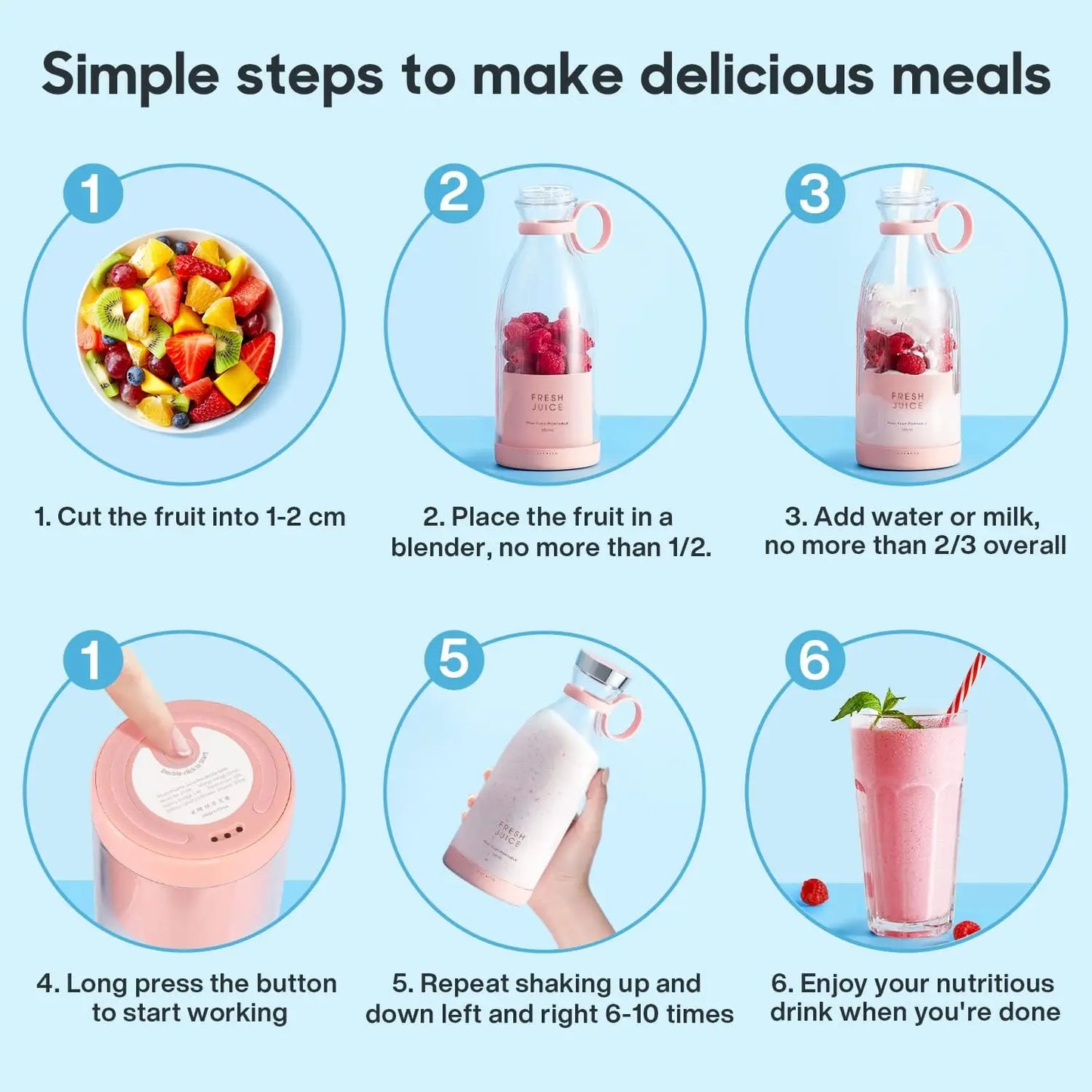 lightweight travel blender for outdoor use