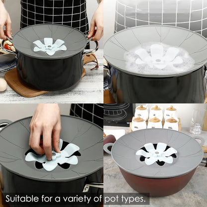 reusable BPA-free silicone lids for pots and pans